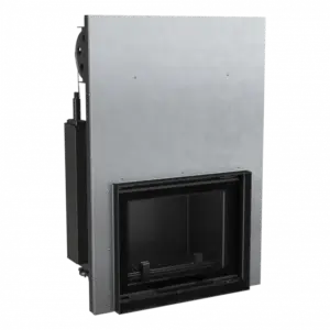 Teplovodná krbová vložka MAJA 12 s výsuvným otváraním dvierok a dochladzovacou špirálou