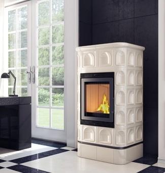 Kachlová kamna BLANKA 8 krémová lesklá - Obrázek 3