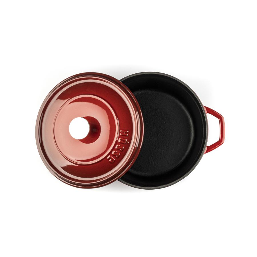 HÓSSE 24cm - 4,4 l červený litinový hrnec - Obrázek 4