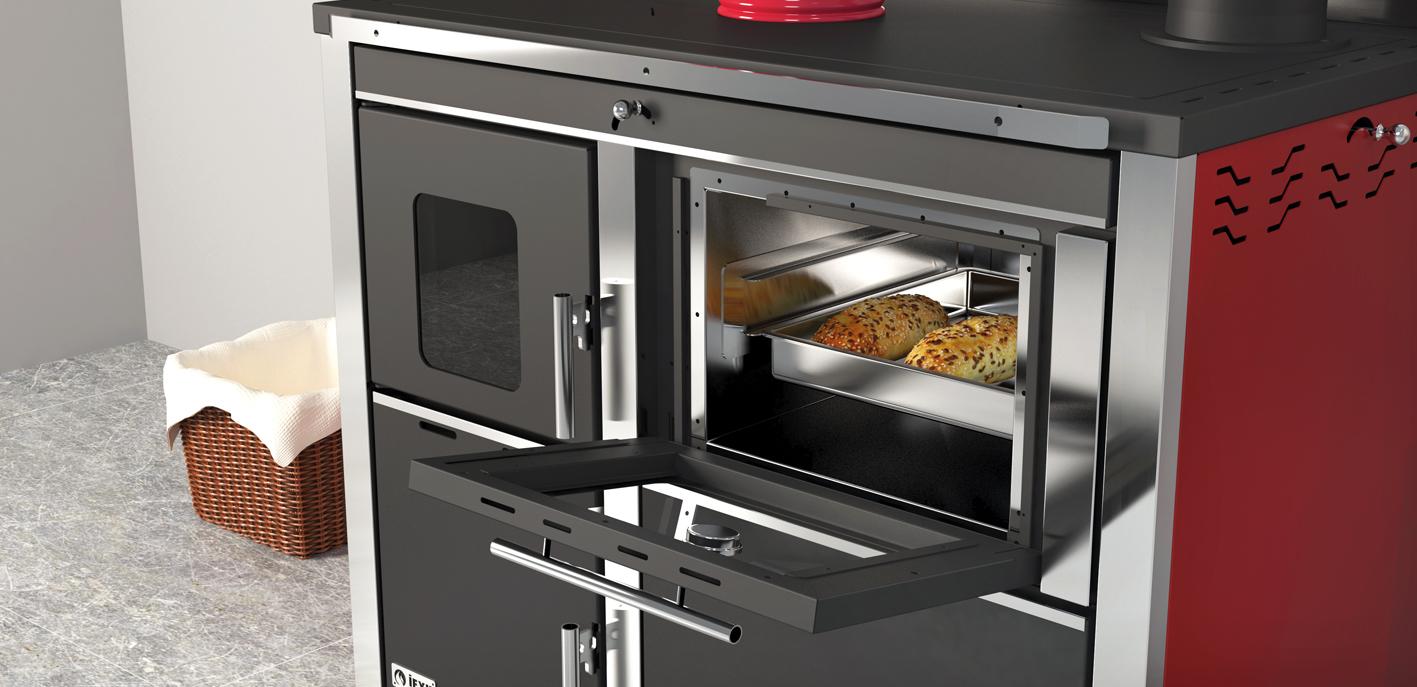 STAR 2 LUX teplovodní sporák krémový s výměníkem 25KW - Obrázek 2