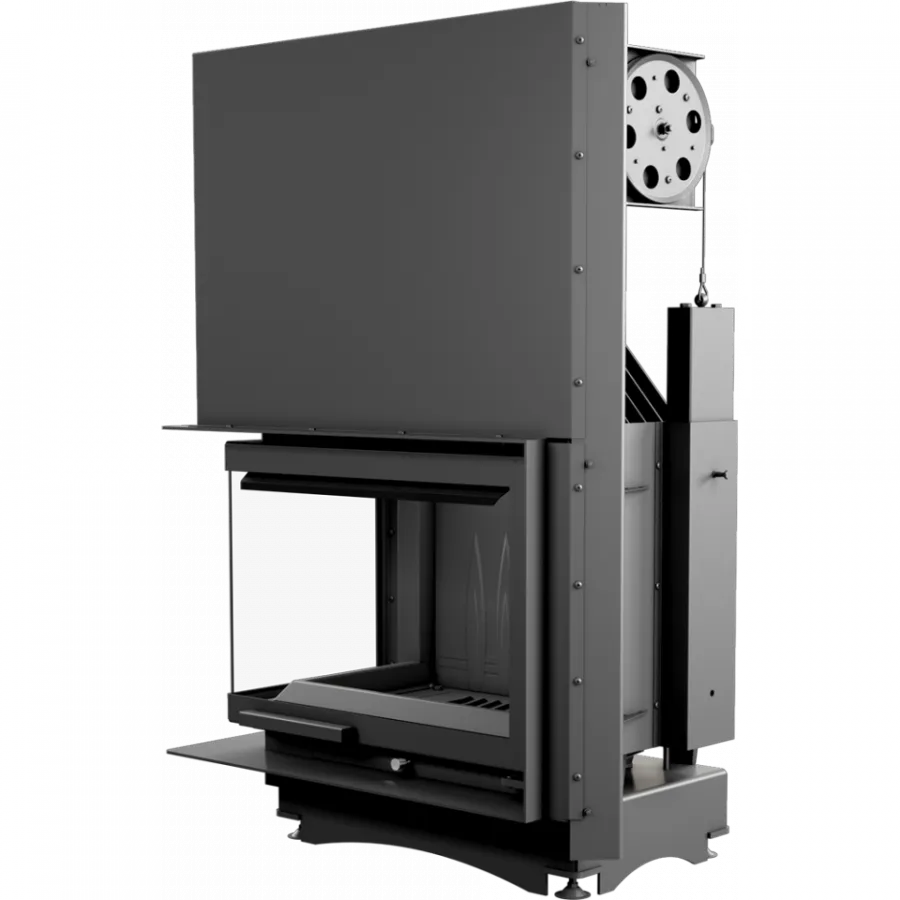 Krbová vložka MAJA 8 BS ľavé presklenie s výsuvným otváraním dvierok - Obrázek 3