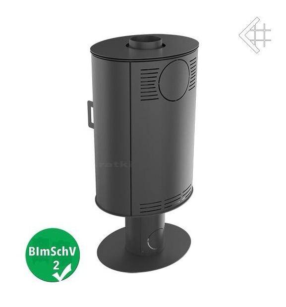 Oceľové kachle KOZA AB DR na podstavci - Obrázek 3