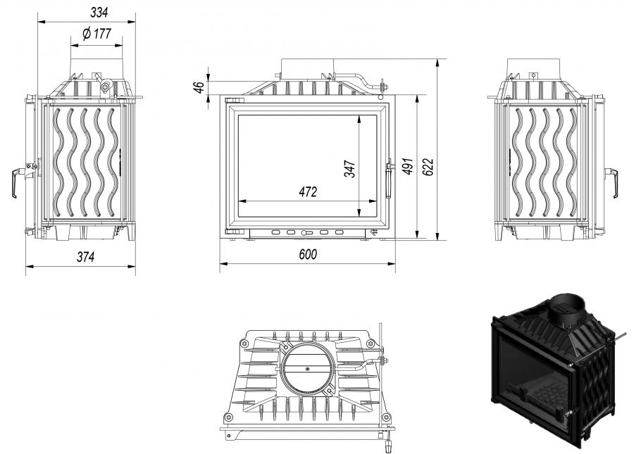 Krbová vložka ANTEK 10 - Obrázek 3