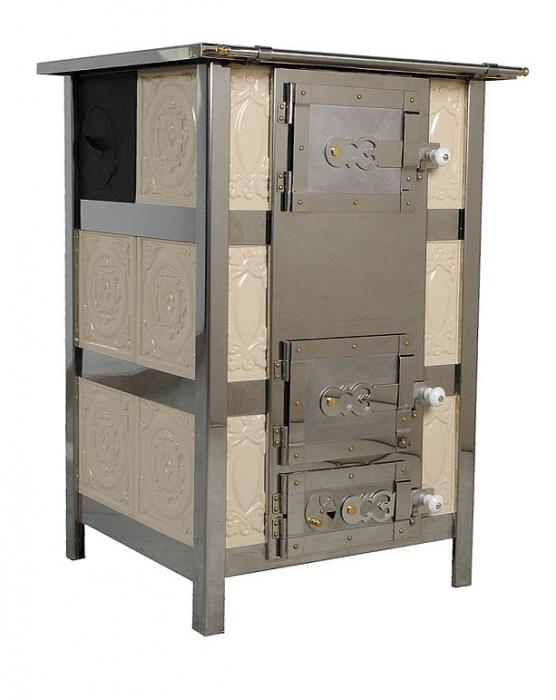 Sporák na tuhé palivo KS3 PK s teplovodním výměníkem