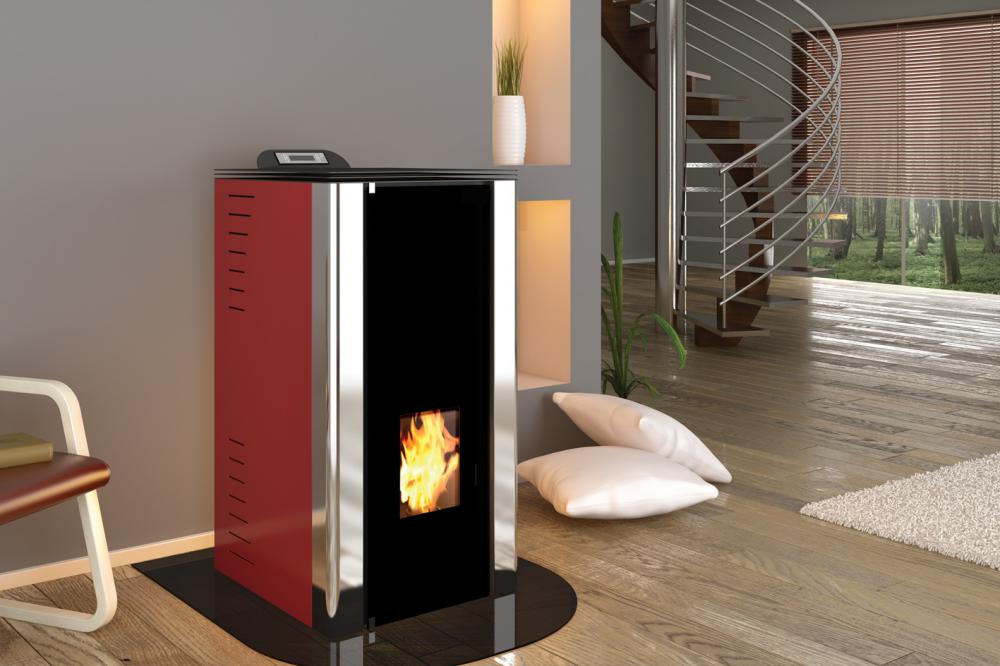 Peletová kamna s výměníkem TROY 21 KW - Obrázek 2