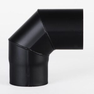 Koleno dym.130/90/1.5 Čierne