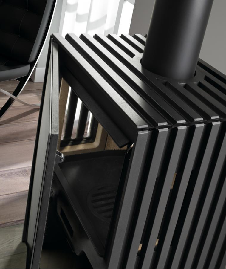 Liatinové kachle GLANCE L voľne stojace - Obrázek 4