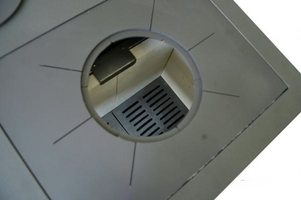 Sporák na tuhé palivo Gama smalt 11kw Pravý červený - Obrázek 5