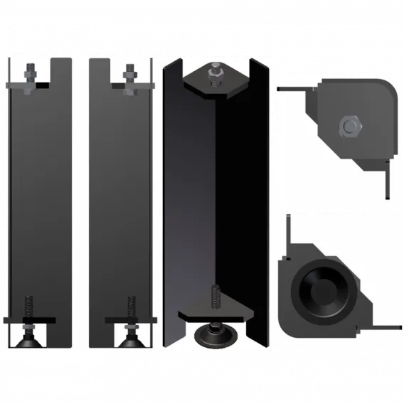 Nastaviteľný stojan pre krbové vložky Kratki BS, MILA, BASIA a AQUARIO