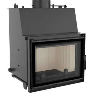 Teplovodná krbová vložka ZUZIA 15 DECO s dochladzovacou špirálou