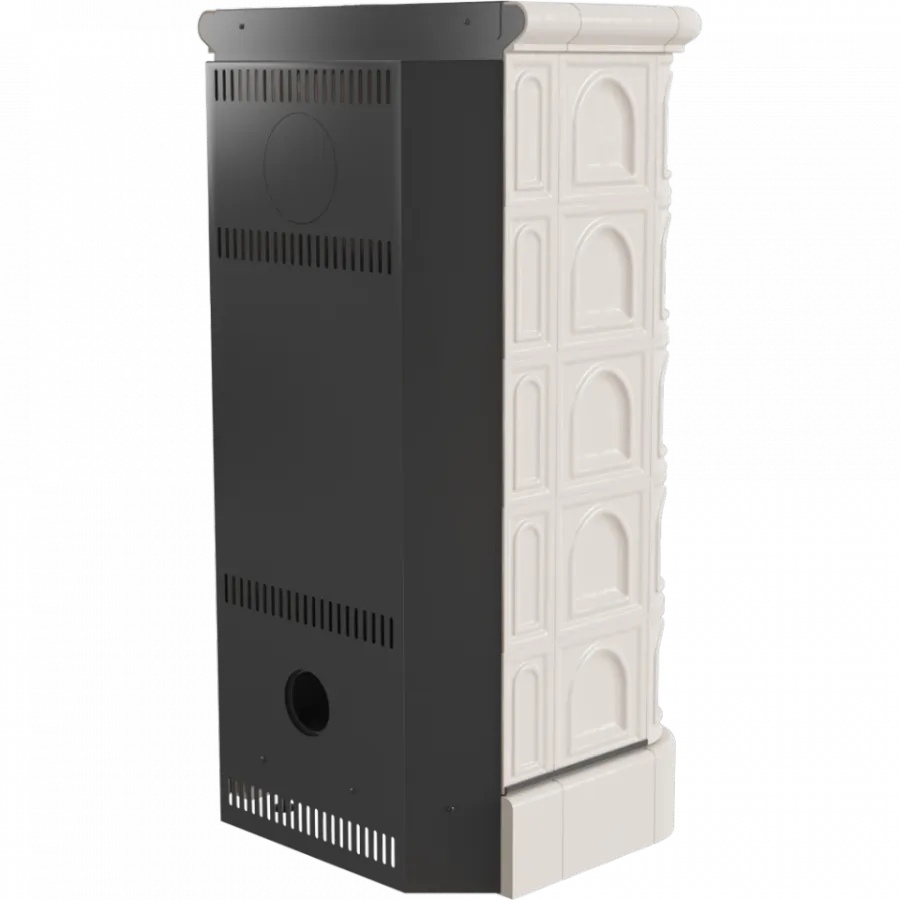 Kachlová kamna BLANKA 8 krémová lesklá - Obrázek 4