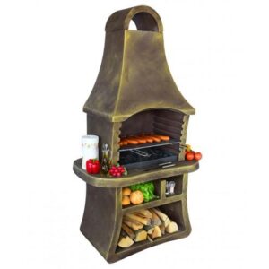 Záhradný krb ORAVA 3 hnedý