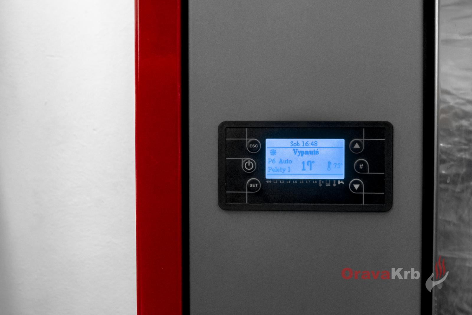 BOSPHORUS peletkový sporák s výměníkem 13 kw do vody - Obrázek 5