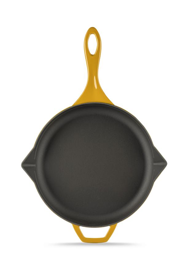 HÓSSE O 28 žlutá litinová pánev - Obrázek 5