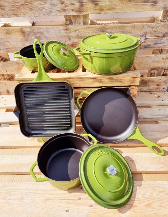 HÓSSE 5 dílná litinová sada zelená