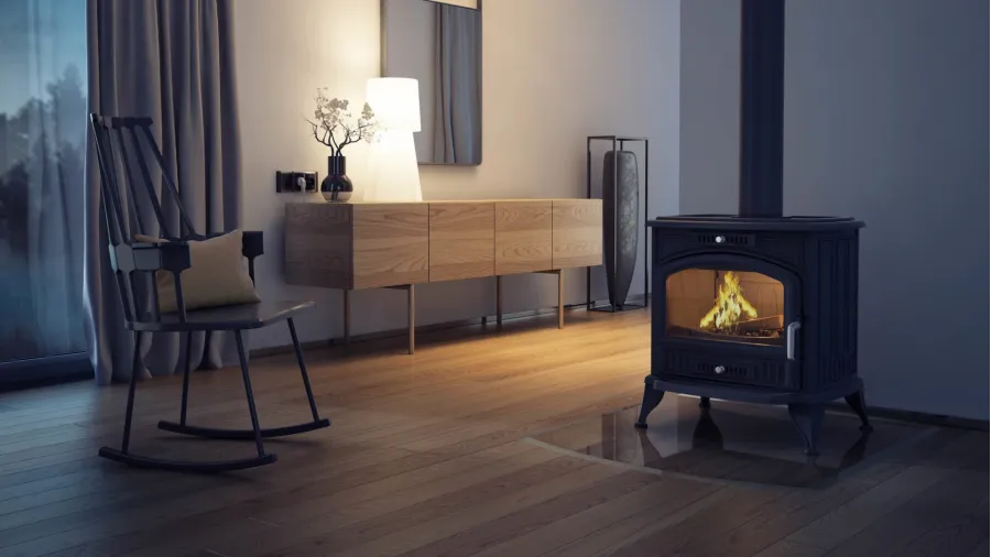 Liatinové kachle KOZA K6 s ventilátorom TURBOFAN - Obrázek 3