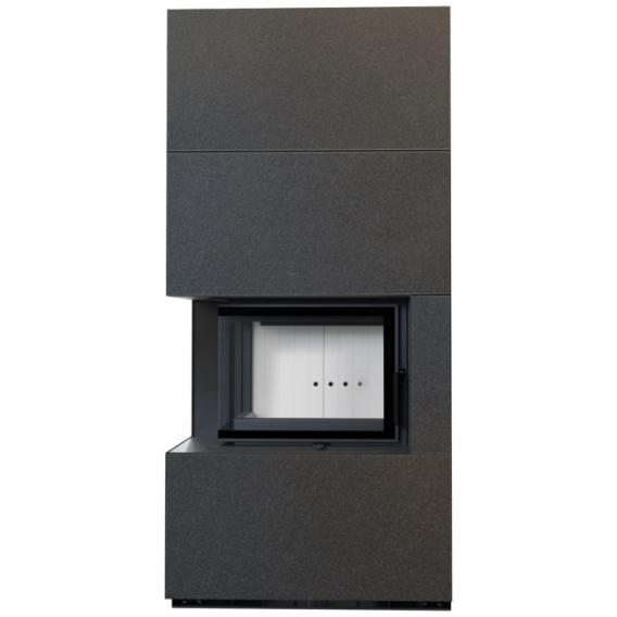 Modulárny krb FLOKI ľavý - INDIAN BLACK