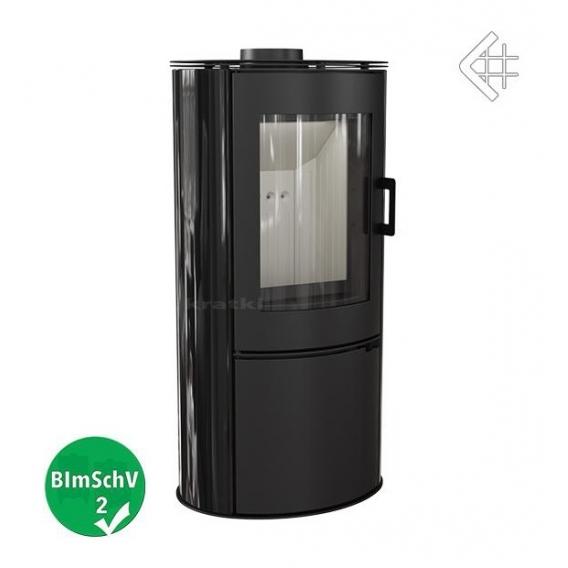 Koza AB s čiernymi kachľovými panelmi