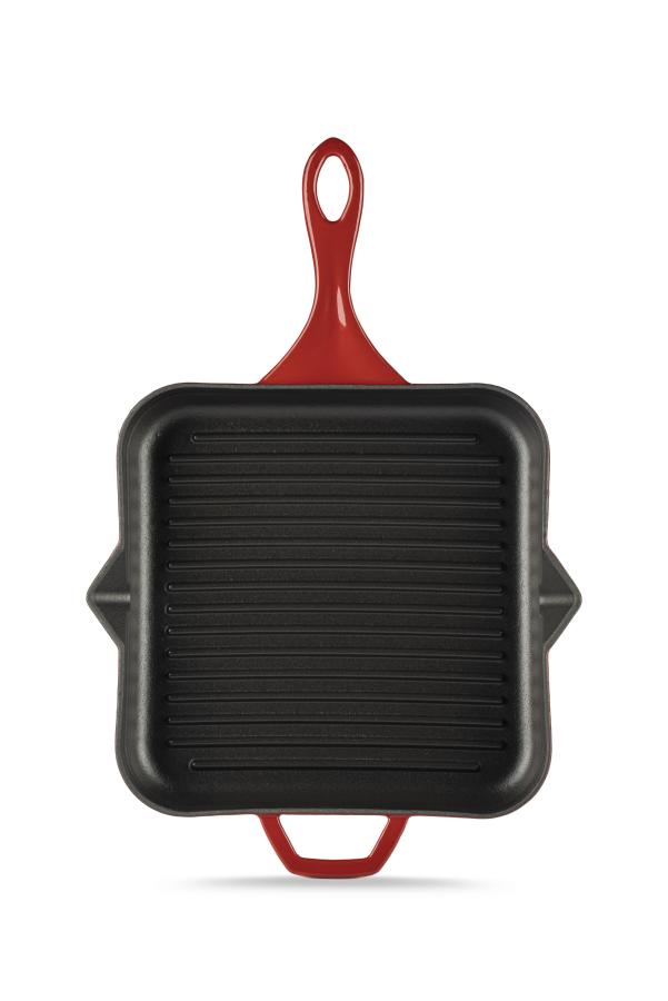 HÓSSE H 28 červená litinová pánev - Obrázek 3