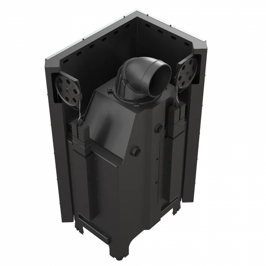 Krbová vložka MBZ 13 BS ľavé presklenie s výsuvným otváraním dvierok - Obrázek 4