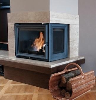 Teplovodná krbová vložka ZUZIA 15 pravé presklenie s chladiacou špirálou - Obrázek 2