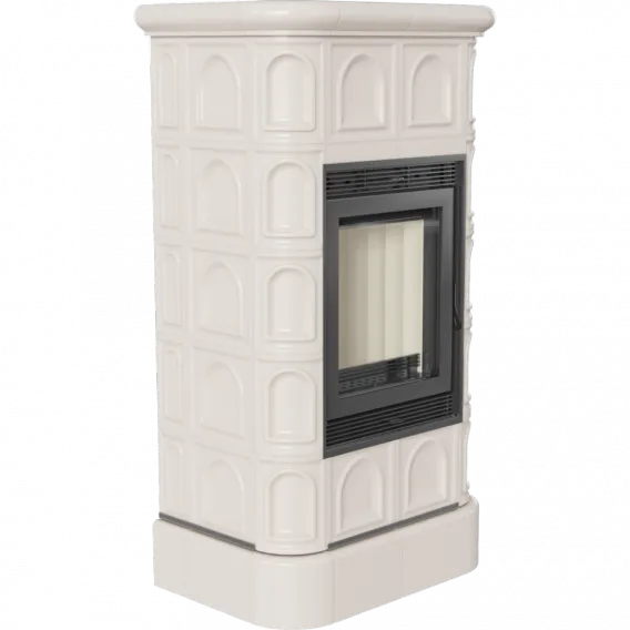Kachlová kamna BLANKA 8 krémová lesklá