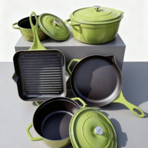 HÓSSE 5 dílná litinová sada zelená