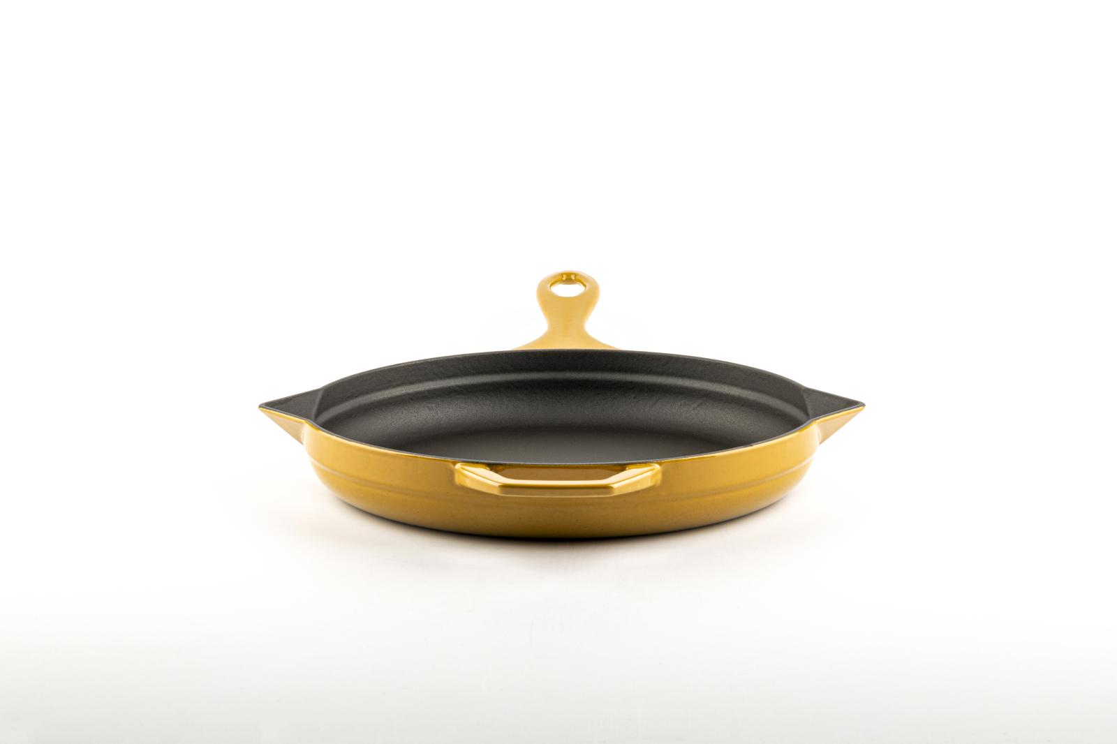 HÓSSE O 28 žlutá litinová pánev - Obrázek 3