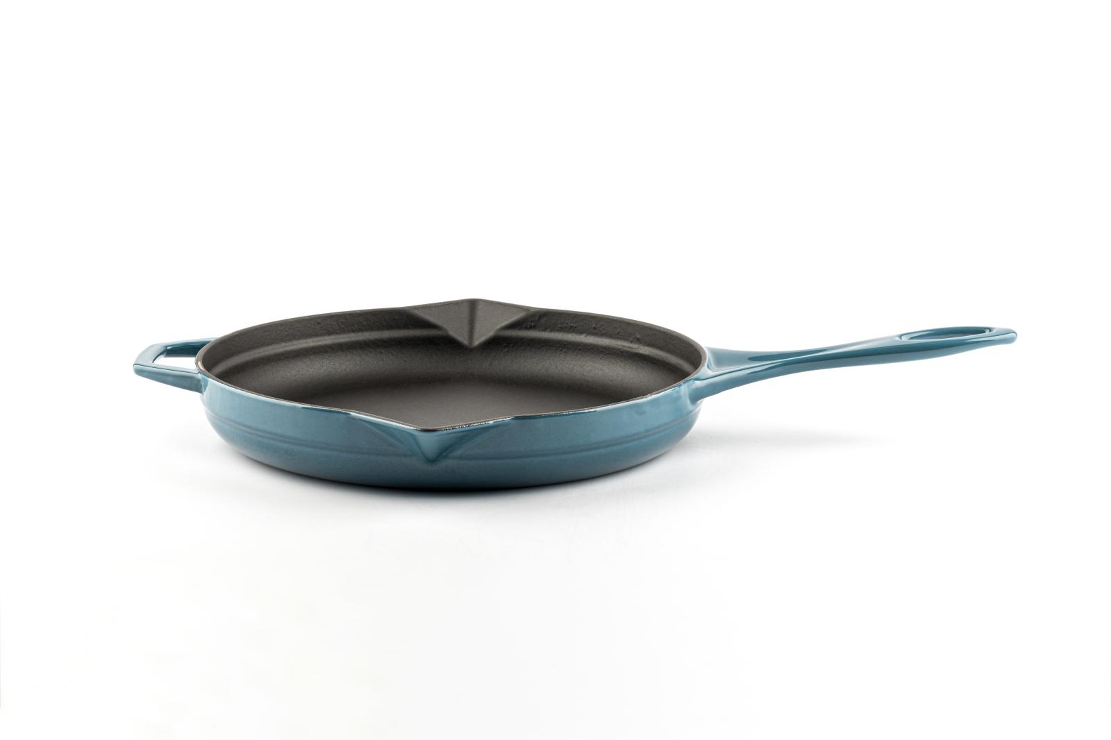 HÓSSE O 28 modrá litinová pánev