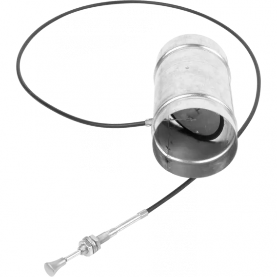 Manuálna klapka s tiahlom Ø125