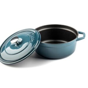HÓSSE 24cm , 4,4 l modrý litinový hrnec