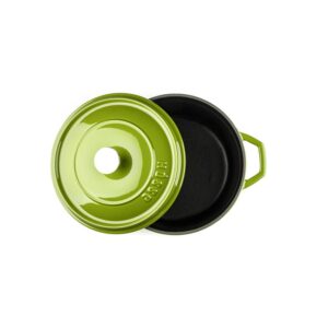 HÓSSE 28cm , 6,1 l zelený liatinový hrniec