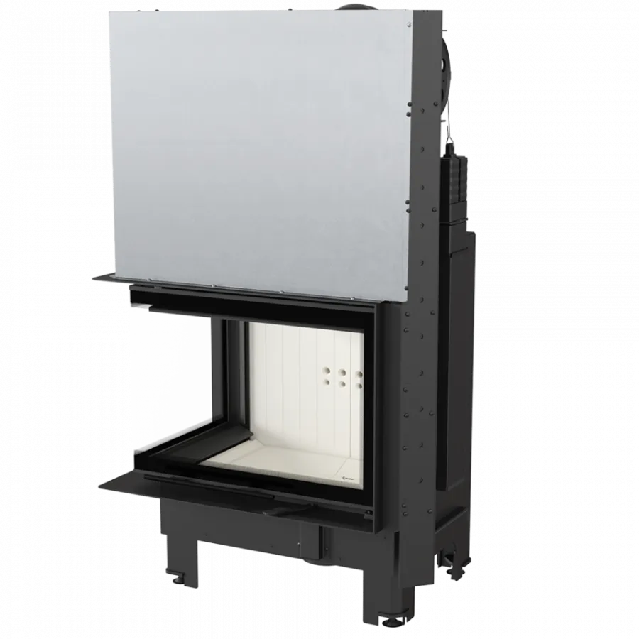 Krbová vložka MBZ 13 BS ľavé presklenie s výsuvným otváraním dvierok - Obrázek 3