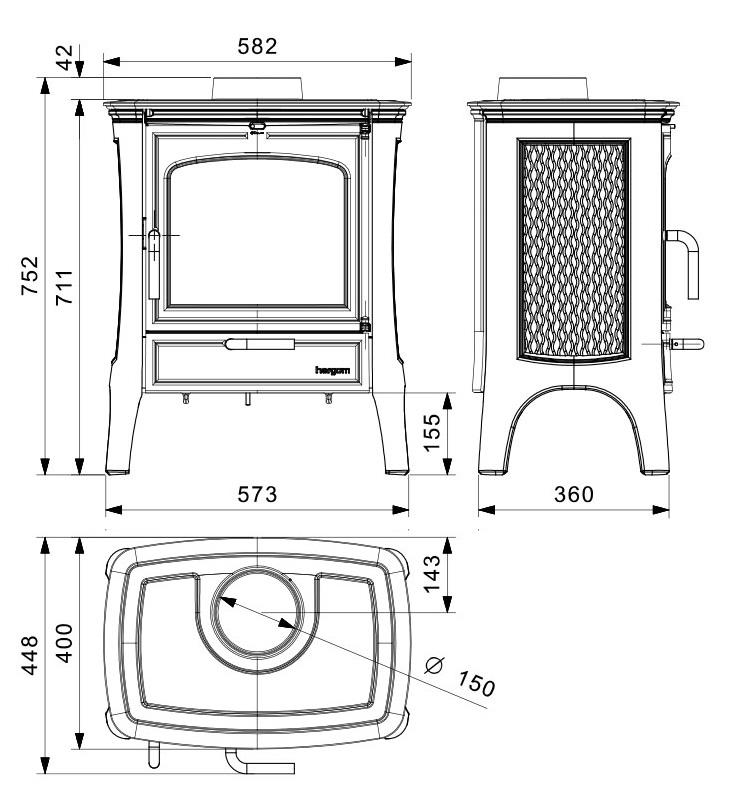 Liatinové kachle E-20 - Obrázek 2