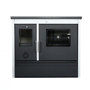 sporák na tuhé palivo Gama smalt 11kw Pravý bílý