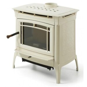 Splyňovací litinové kamna MANCHESTER krémový smalt