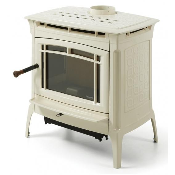 Splyňovací litinové kamna MANCHESTER krémový smalt