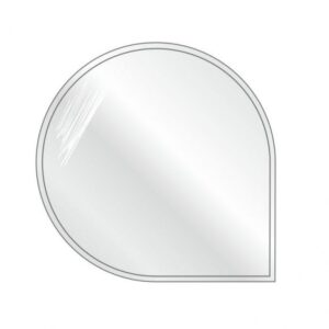 Sklo pod krbové kachle okrúhle rohové 1100x1100x6mm