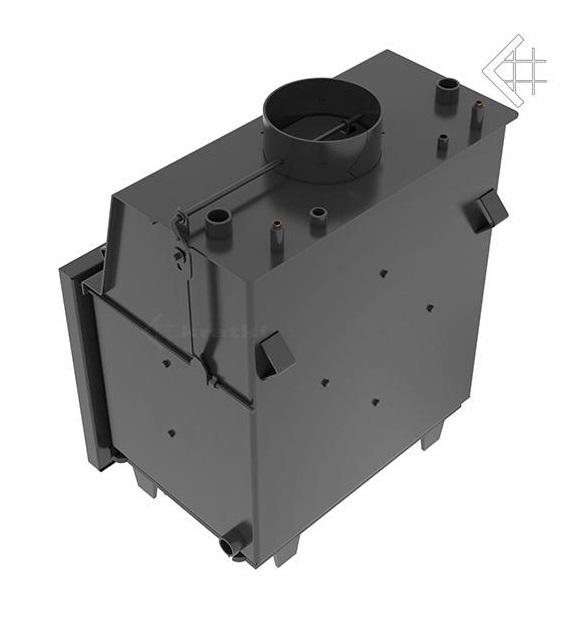 Teplovodná krbová vložka ZUZIA 15 DECO s dochladzovacou špirálou - Obrázek 3