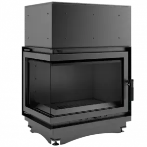 Teplovodná krbová vložka ZUZIA 15 BS ľavé presklenie s dochladzovacou špirálou