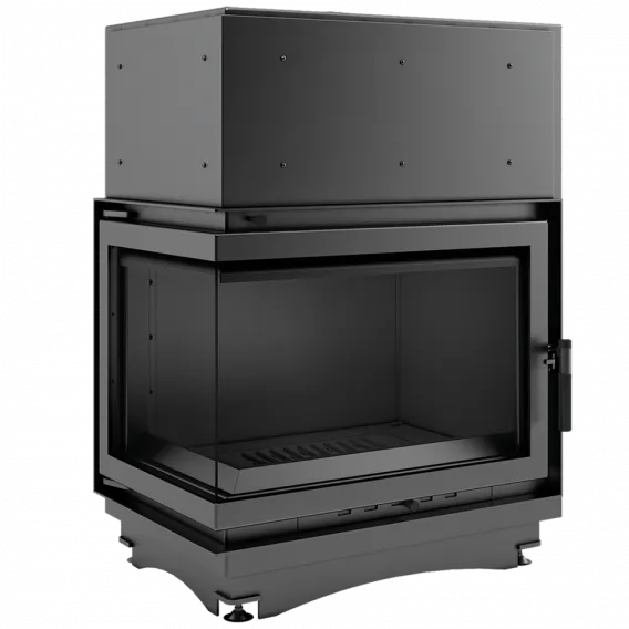 Teplovodná krbová vložka ZUZIA 15 BS ľavé presklenie s dochladzovacou špirálou