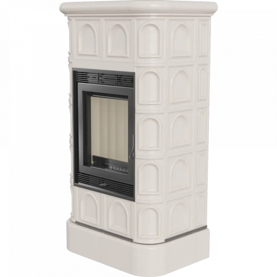 Kachlová kamna BLANKA 8 krémová lesklá - Obrázek 5
