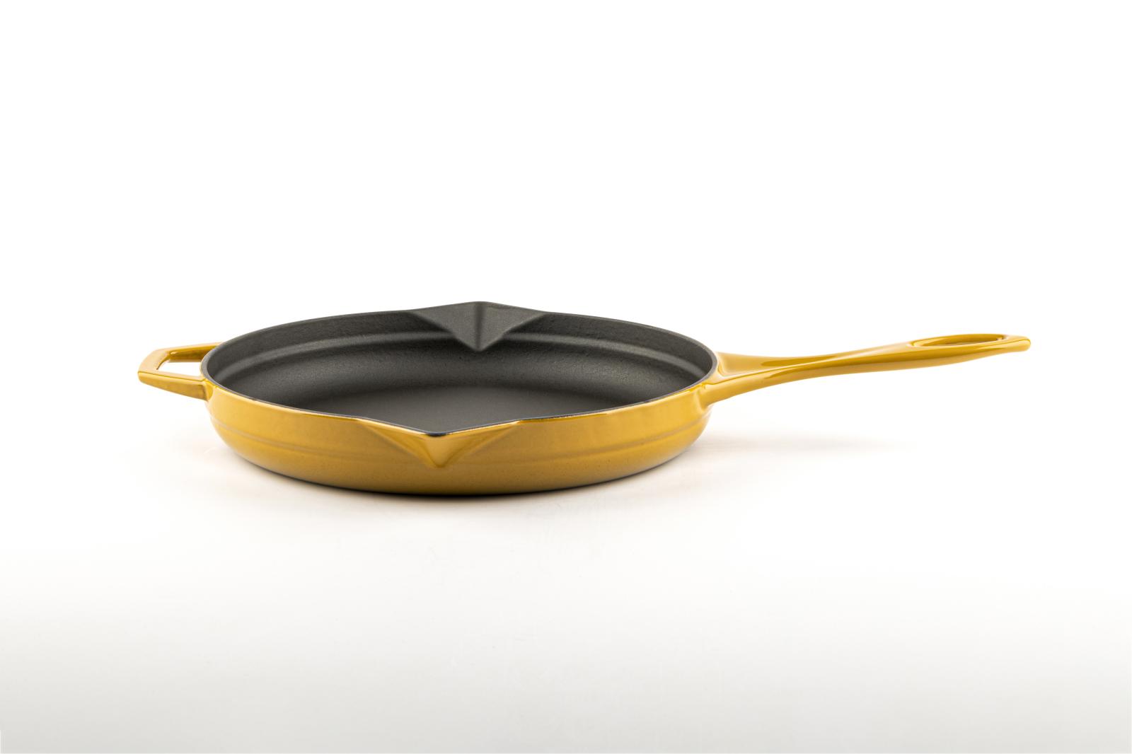 HÓSSE O 28 žlutá litinová pánev