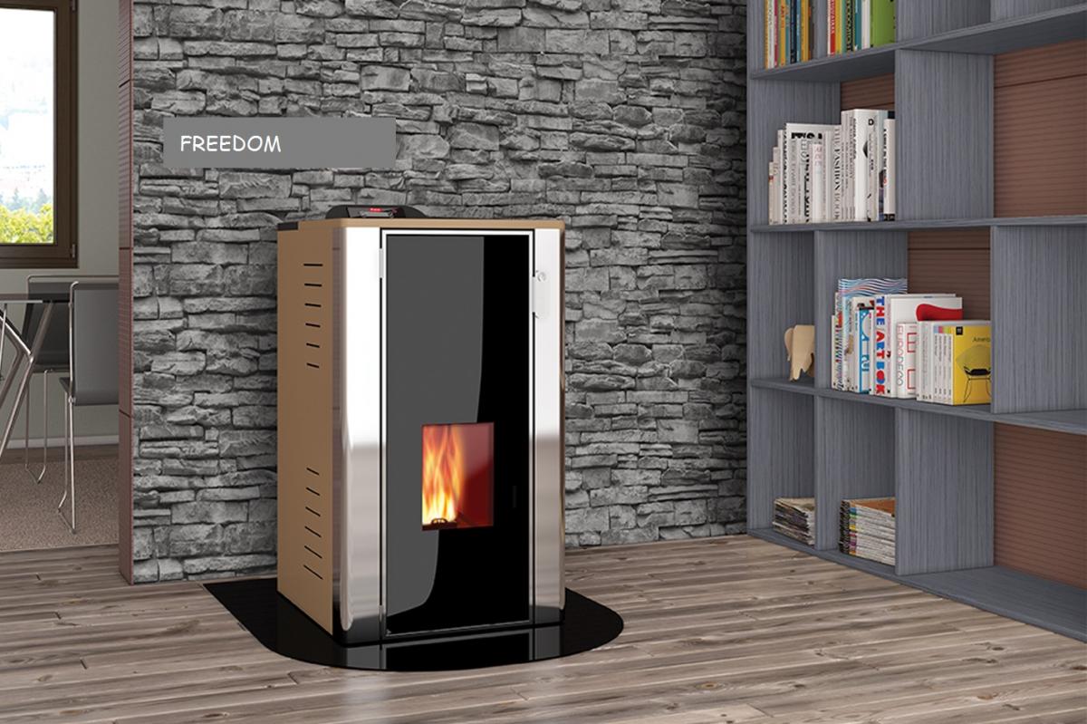 FREEDOM 15 kw peletová kamna s výměníkem - Obrázek 4