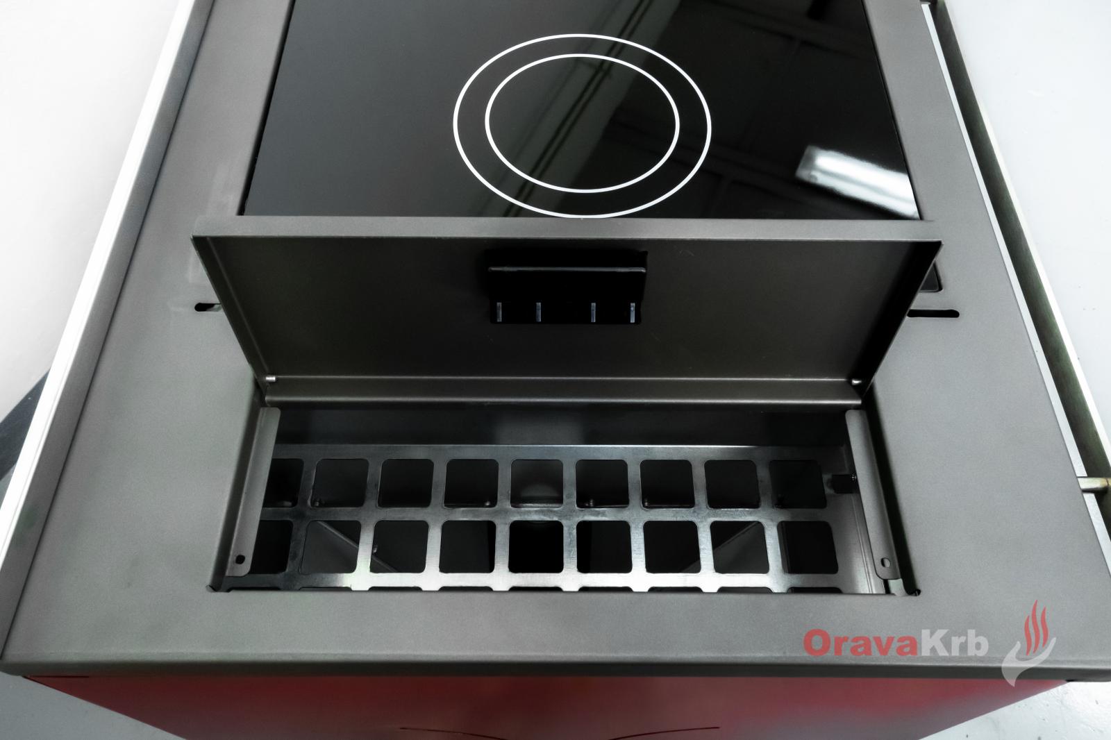 BOSPHORUS peletkový sporák s výměníkem 13 kw do vody - Obrázek 2