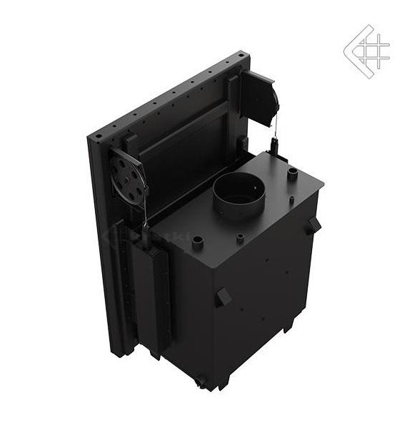 Teplovodná krbová vložka ZUZIA 15 s výsuvným otváraním dvierok a dochladzovacou špirálou - Obrázek 2