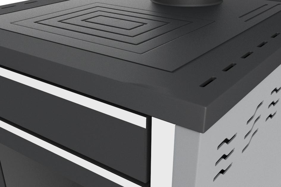 HAMAN 2-Sporáková kamna s výměníkem23kw+příslušenství - Obrázek 2