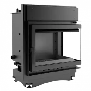 Teplovodní krbová vložka MAJA 12 BS pravé prosklení s dochlazovací spirálou