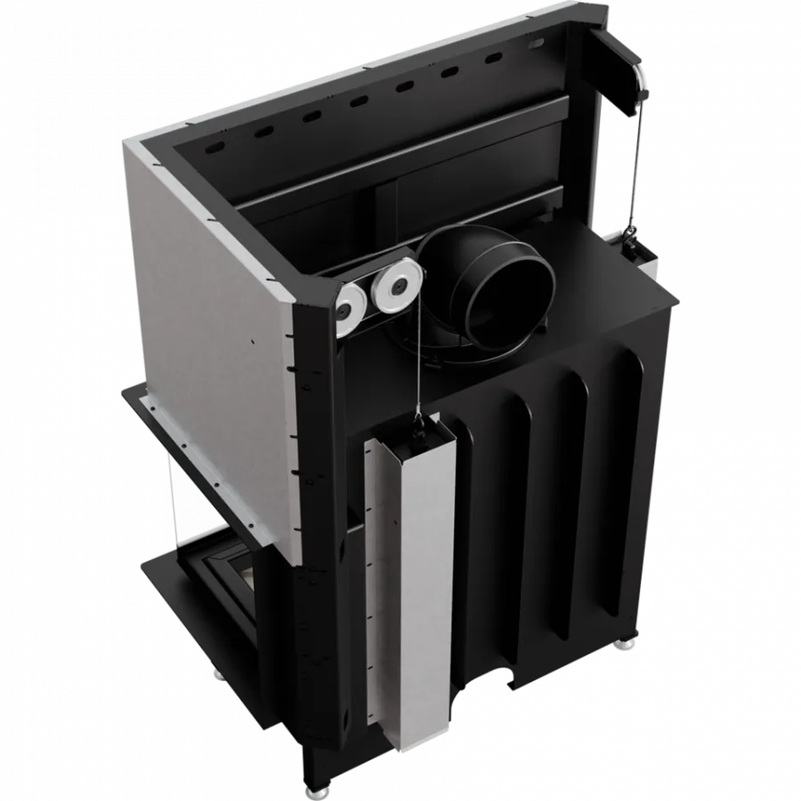 Krbová vložka NADIA 14 BS pravé presklenie s výsuvnym otváraním dvierok - Obrázek 3