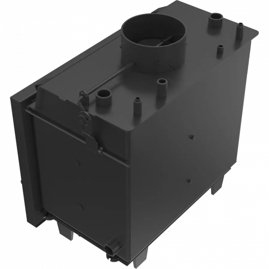 Teplovodná krbová vložka MAJA 12 DECO s dochladzovacou špirálou - Obrázek 2